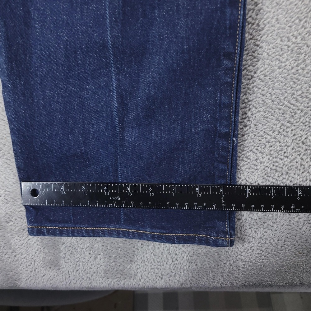 Levis Jeans Womens 31 Blue Ribcage Bootcut High Rise Button Fly Stretch - Picture 10 of 11